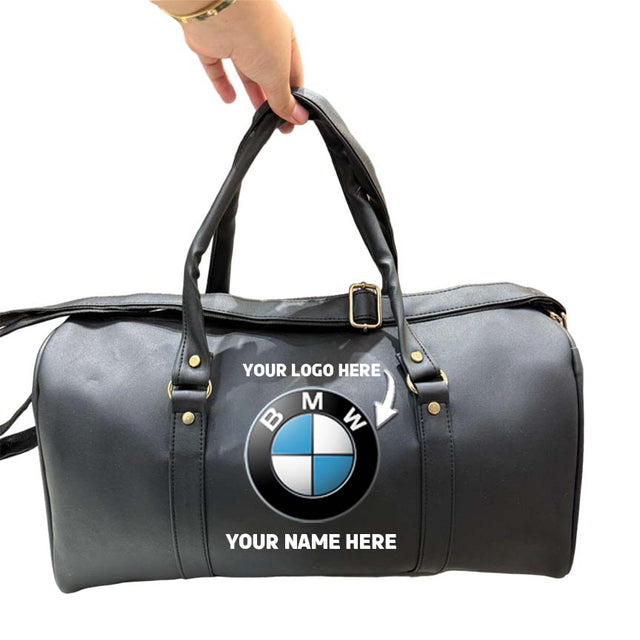 Personalized Leather Duffle Bag with Custom Logo– Perfect for Gifting & Promotions