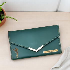 Personalized Women's Leather Premium Clutch