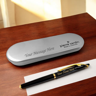 Personalized Roller Pen with Name & Message Engraved on Box.