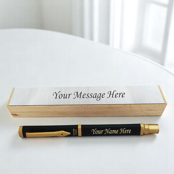Picasso Parri Unique black Pen with Wooden Box.