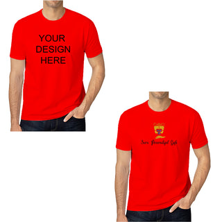 Personalized Round Neck T Shirt