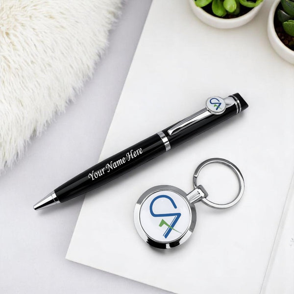 Custom CA Pen & Keychain Gift Set