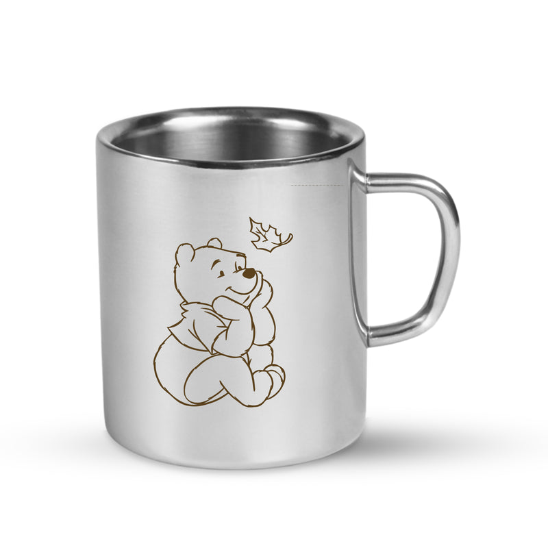 Stainless Steel Kids Mug – Custom Cartoon Character Engraved