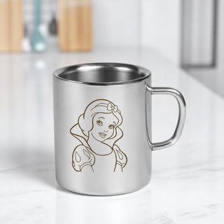 Stainless Steel Kids Mug – Custom Cartoon Character Engraved