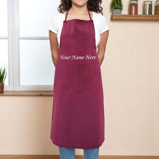 Personalized Unisex Chef Apron With Name/Quote/Wishes/Message Printed.