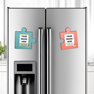 Personalized Wooden Puzzle Photo Fridge Magnets – Custom Picture