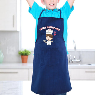 Kitchen Kids Apron For Kids with Quote & Logo Printed