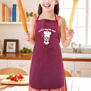 Kitchen Kids Apron For Kids with Quote & Logo Printed
