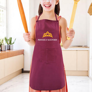 Kitchen Kids Apron For Kids with Quote & Logo Printed