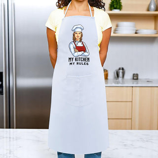 Unisex Cotton Apron with Quote & Unique Design Printed