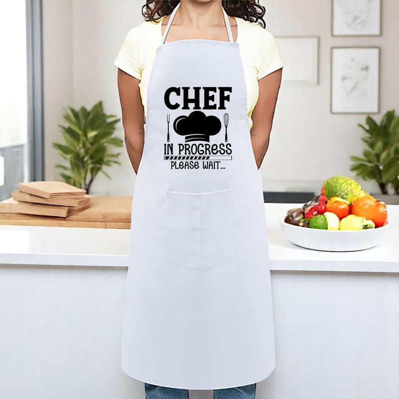 Unisex Cotton Apron with Quote & Unique Design Printed
