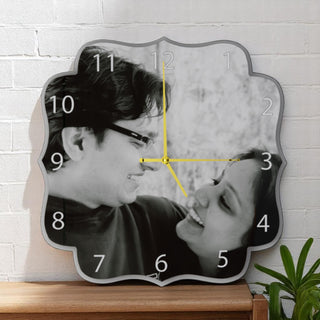 Acrylic Wall Clock (12x12 Inches) – Custom Photo with Unique Design.