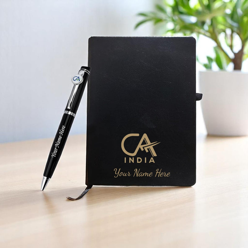 CA Gift Set: Pen & Diary with Name