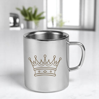 Stainless Steel Kids Mug – Custom Cartoon Character Engraved