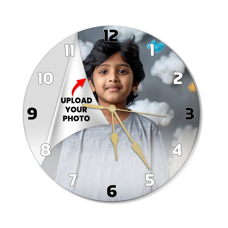 Personalized Acrylic Photo Printed Wall Clock