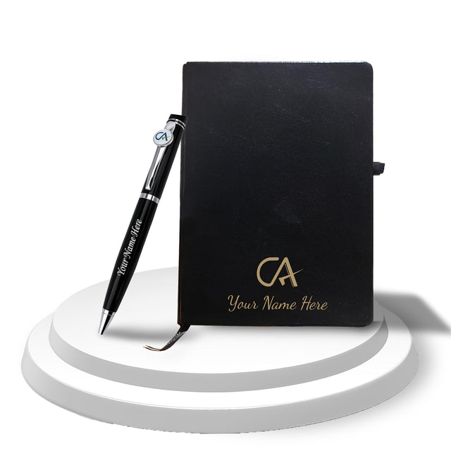 CA Gift Set: Pen & Diary with Name