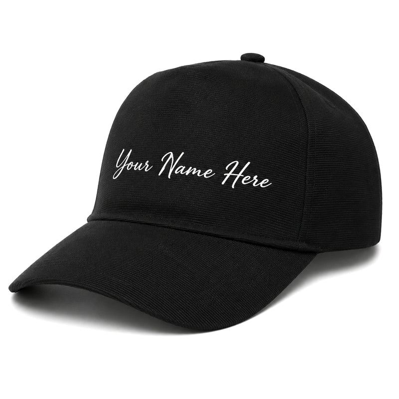 Customized Name Printed Cap for Men & Women.