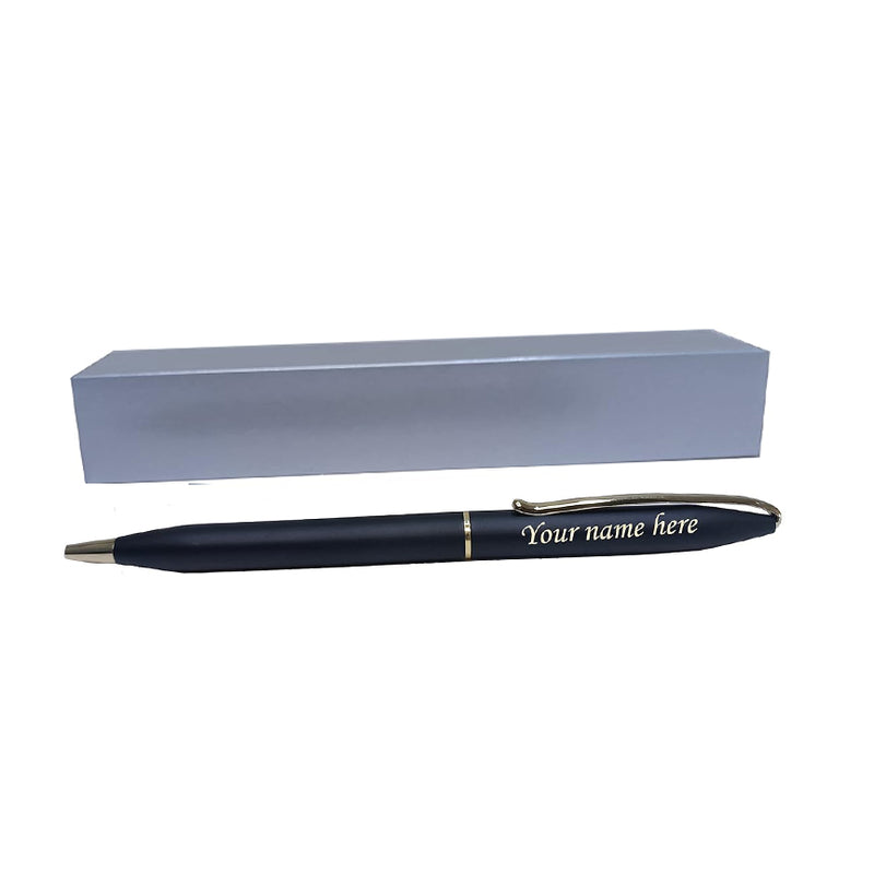 Personalized Black gold Slim Pen