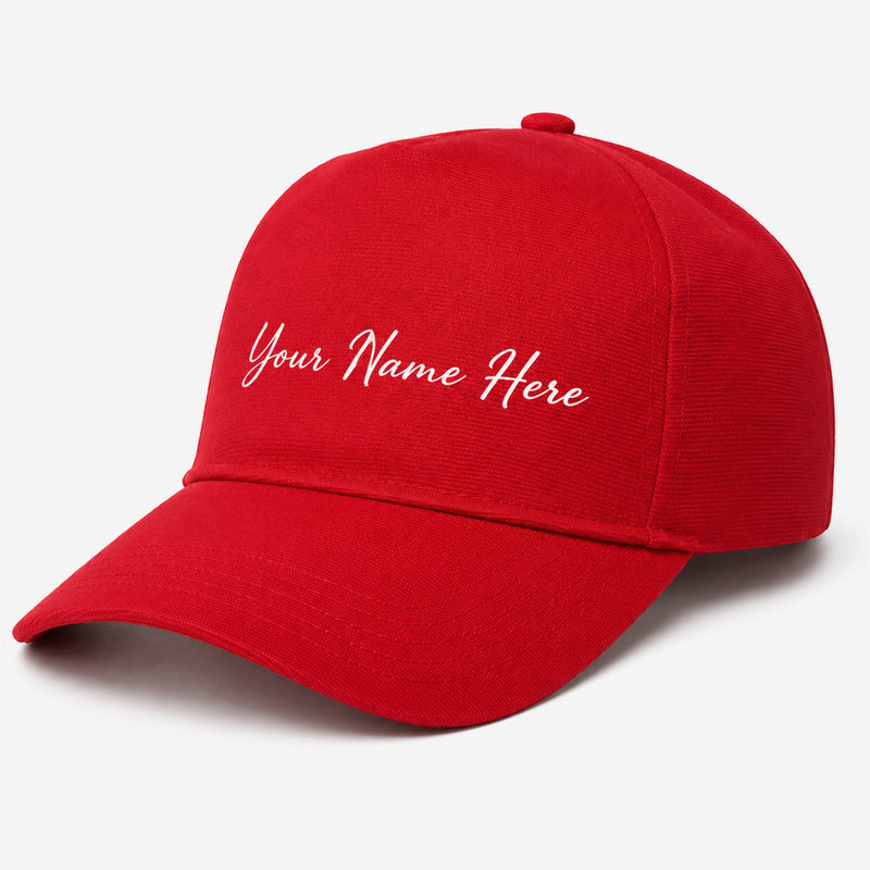 Customized Name Printed Cap for Men & Women.