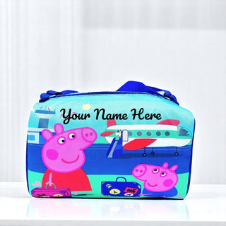 Kid's Travel Duffle Bag with Name Printed - Duffle Bag for Kids