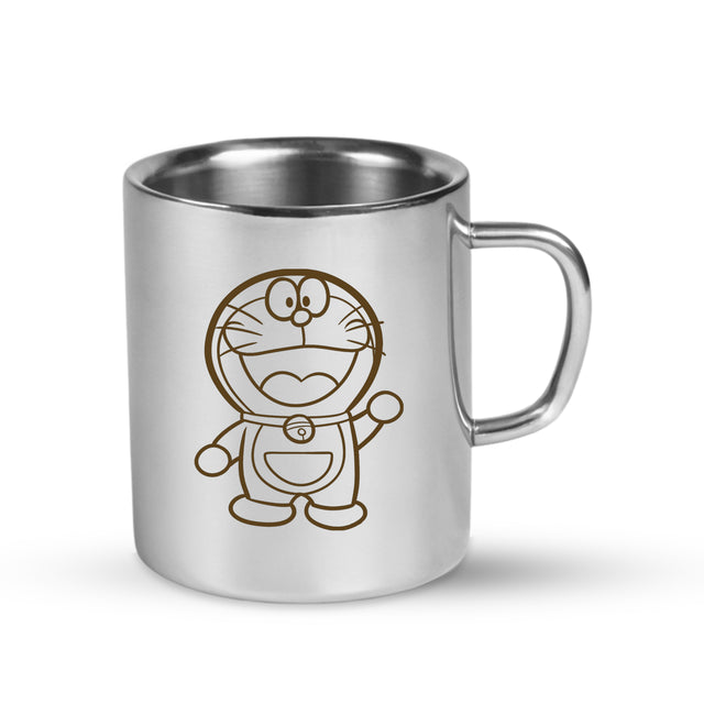 Stainless Steel Kids Mug – Custom Cartoon Character Engraved