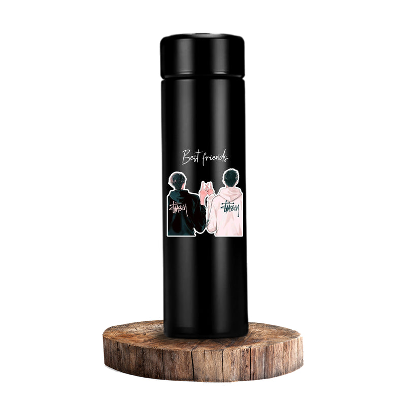 Black Temperature Bottle – Best Friend Design Printed.