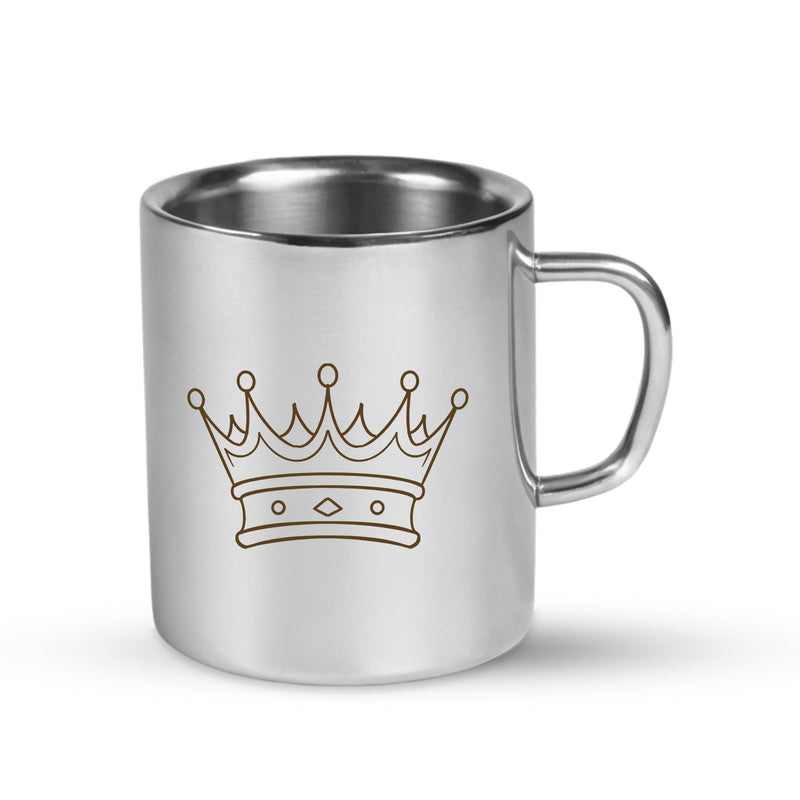 Stainless Steel Kids Mug – Custom Cartoon Character Engraved