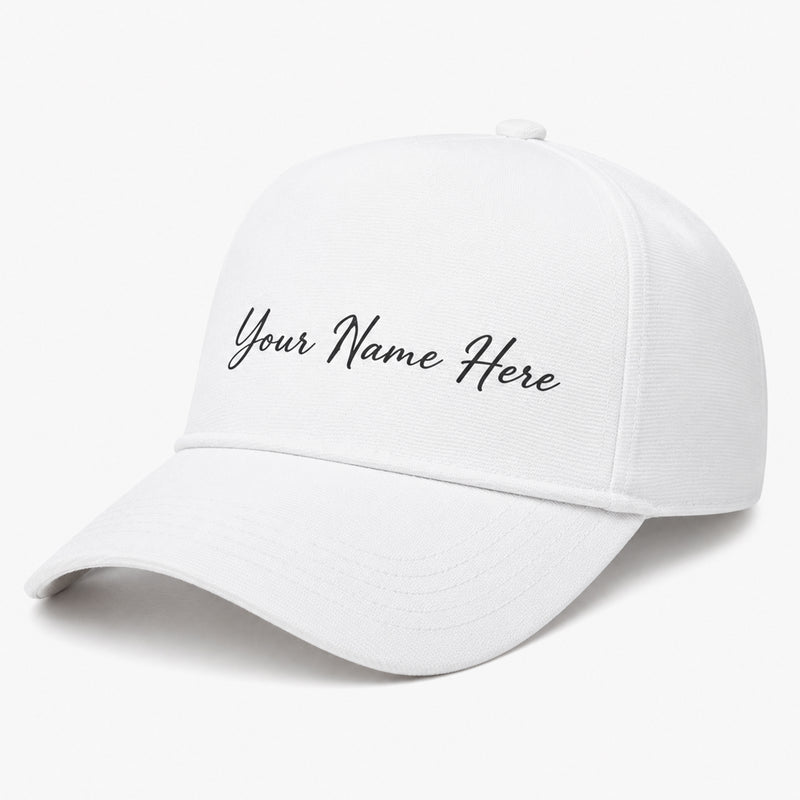 Customized Name Printed Cap for Men & Women.