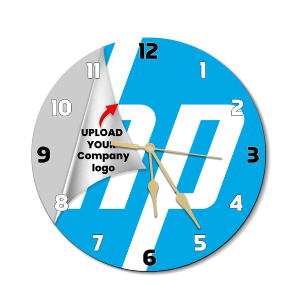 Personalized Corporate Photo Wall Clock 12x12 Inch.