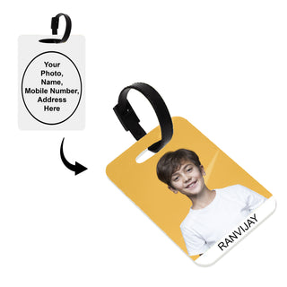 Personalized Printed Acrylic Luggage Tags- Personalize with Any Design, Name, or Quote.