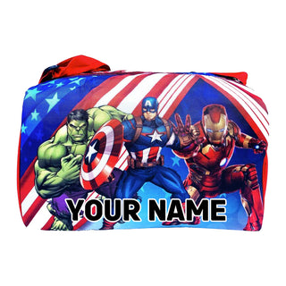 Kid's Travel Duffle Bag with Name Printed - Duffle Bag for Kids