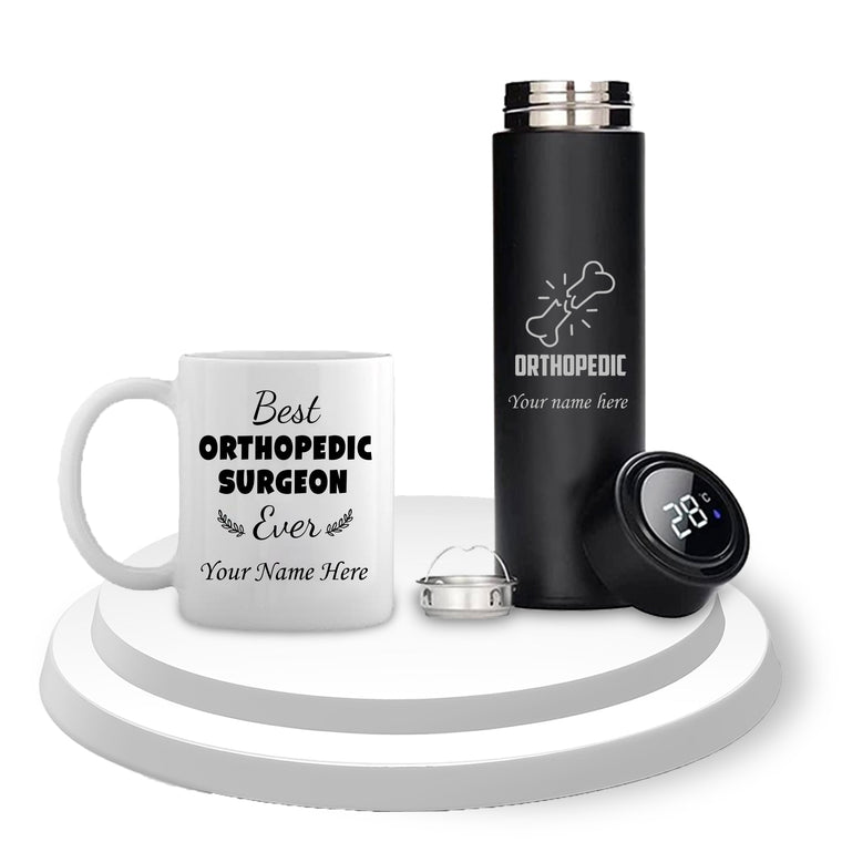 Orthopedic Drinkware Set - Bottle & Coffee Mug