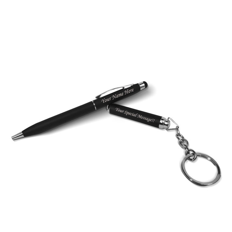 Personalized Pen & Keychain with Your name engraved on it.