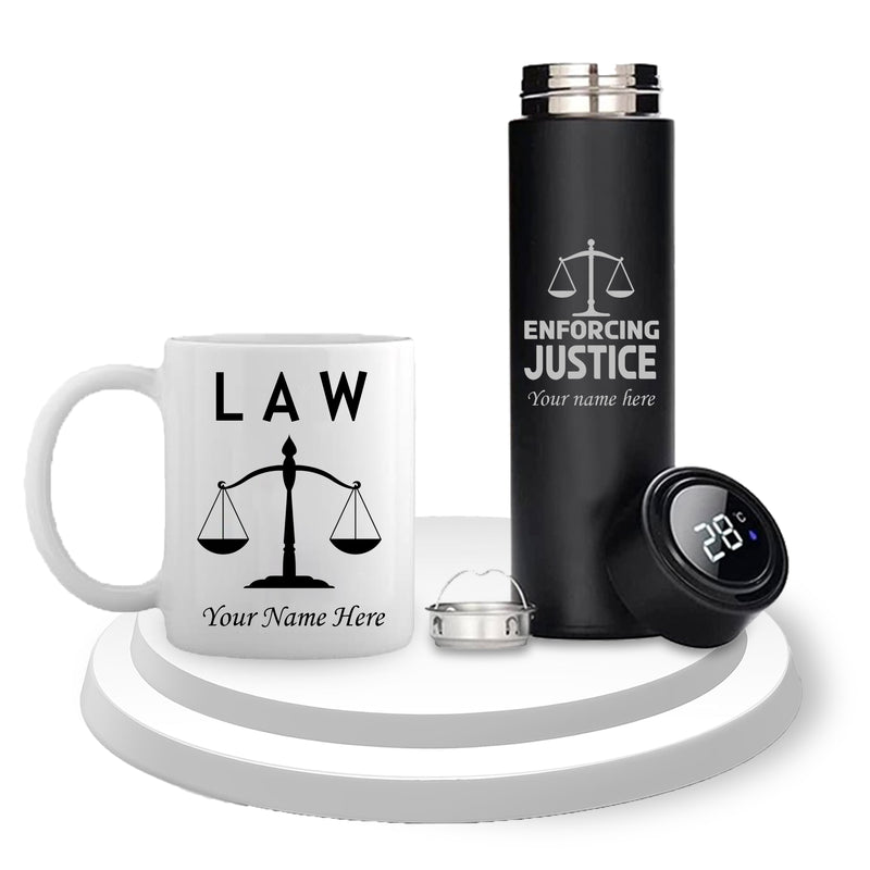 Custom Advocate Theme Combo - Temp Black Bottle & Coffee Mug