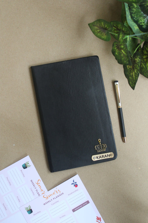 Custom Name Engraved Diary & Pen