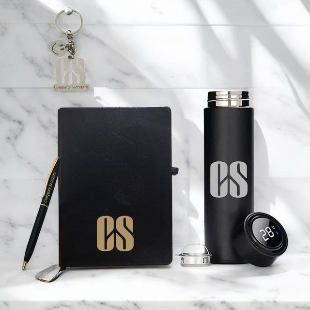 Pen Stand, Diary & 'Company Secretary' Engraved Pen – Premium Office Gift Set