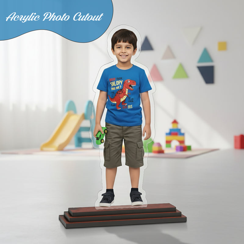Custom Acrylic Kids Photo Cutout (6x8) | Personalized Table Top Gift