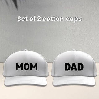 Mom and Dad Cotton Cap Hat – Best Gift For Mom & Dad.