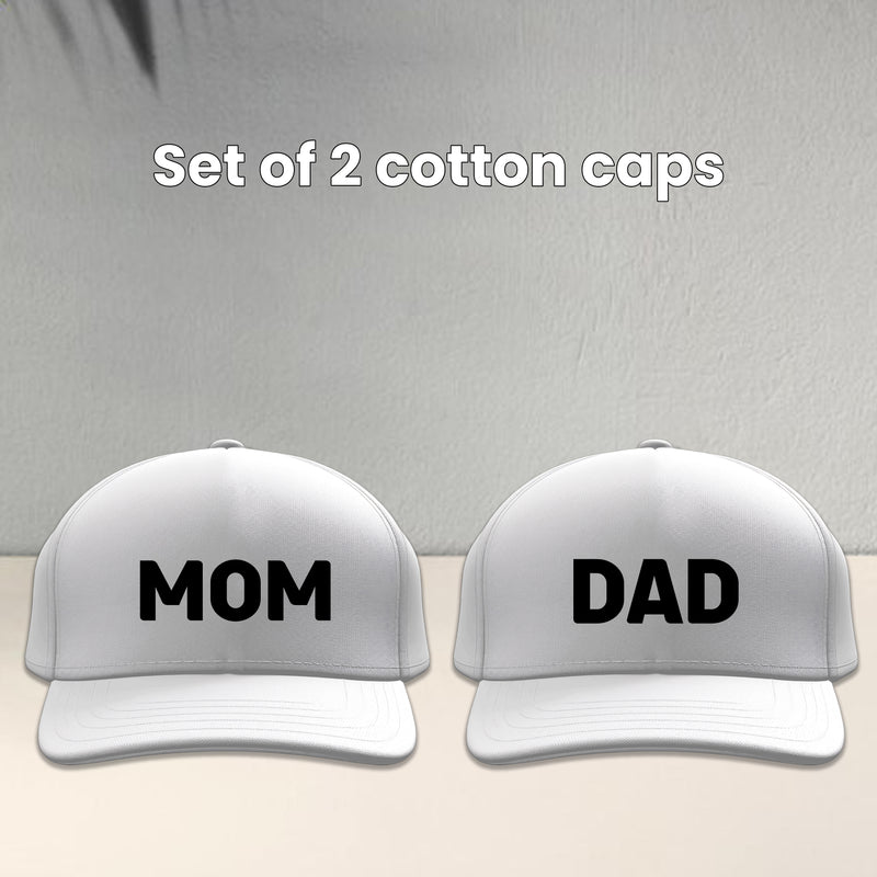 Mom and Dad Cotton Cap Hat – Best Gift For Mom & Dad.