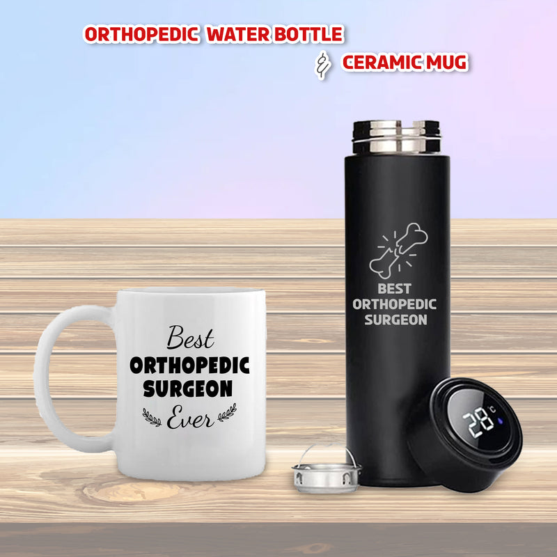 Orthopedic Gift Set- Bottle with Orthopedic Logo & Orthopedic Doctor Theme Mug