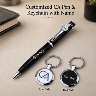 Custom CA Pen & Keychain Gift Set