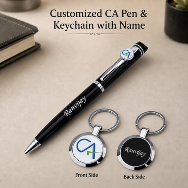 Custom CA Pen & Keychain Gift Set