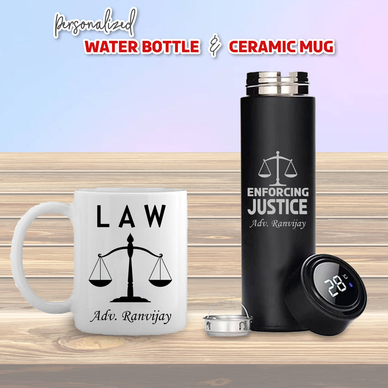 Custom Advocate Theme Combo - Temp Black Bottle & Coffee Mug