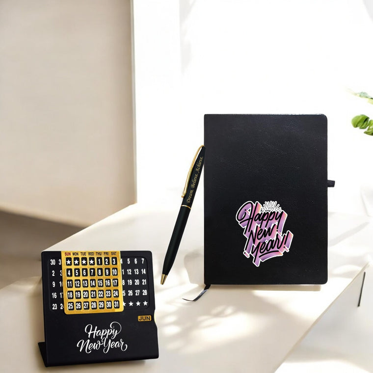 New Year Combo Pen & Diary with Infinity Calendar -