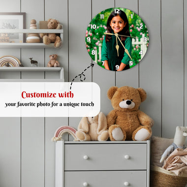 Personalized Acrylic Photo Printed Wall Clock