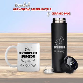 Orthopedic Drinkware Set - Customized Bottle & Coffee Mug