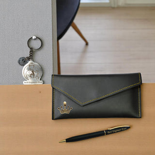 Gifts Engineer Combo (Female) – Engraved Pen, Keychain & Queen Charm