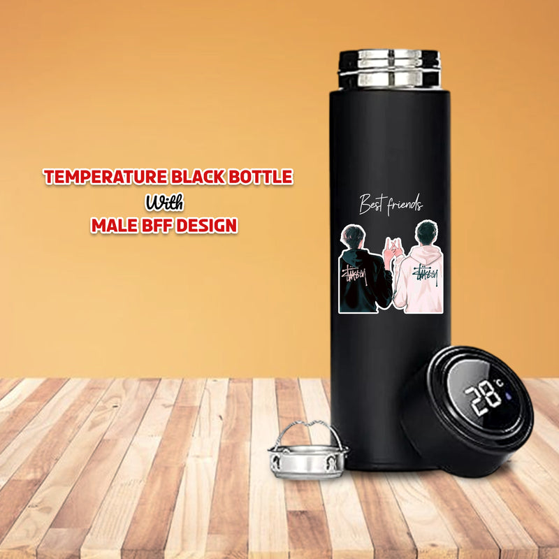 Black Temperature Bottle – Best Friend Design Printed.