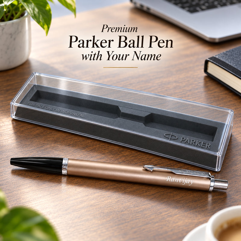 Personalized Parker Ball Pen with Name | Premium Customized Pen for Men & Women | Corporate Gift