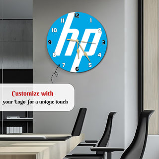 Personalized Corporate Photo Wall Clock 12x12 Inch.